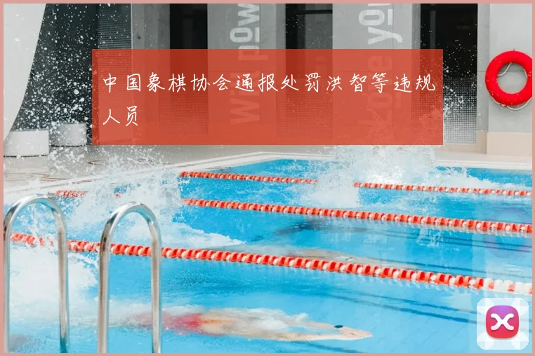 中国象棋协会通报处罚洪智等违规人员